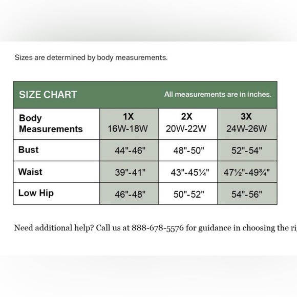 Coldwater Creek Size Guide - Picture 1 of 1